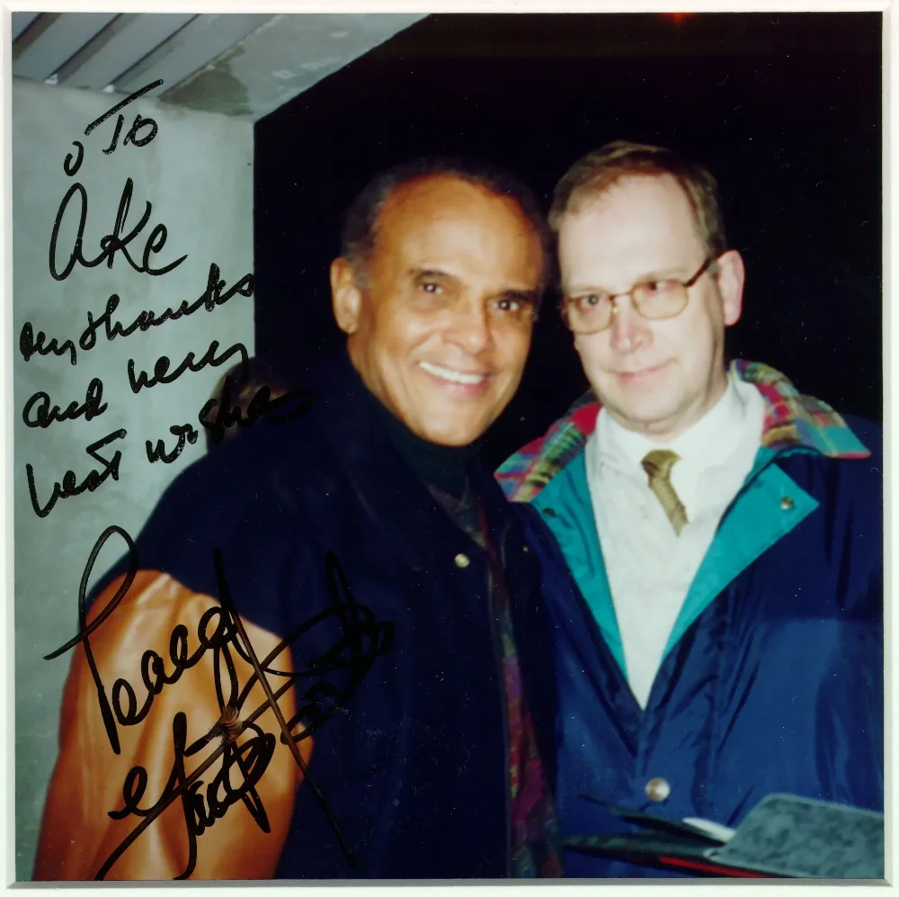 Ake with Harry in 1995