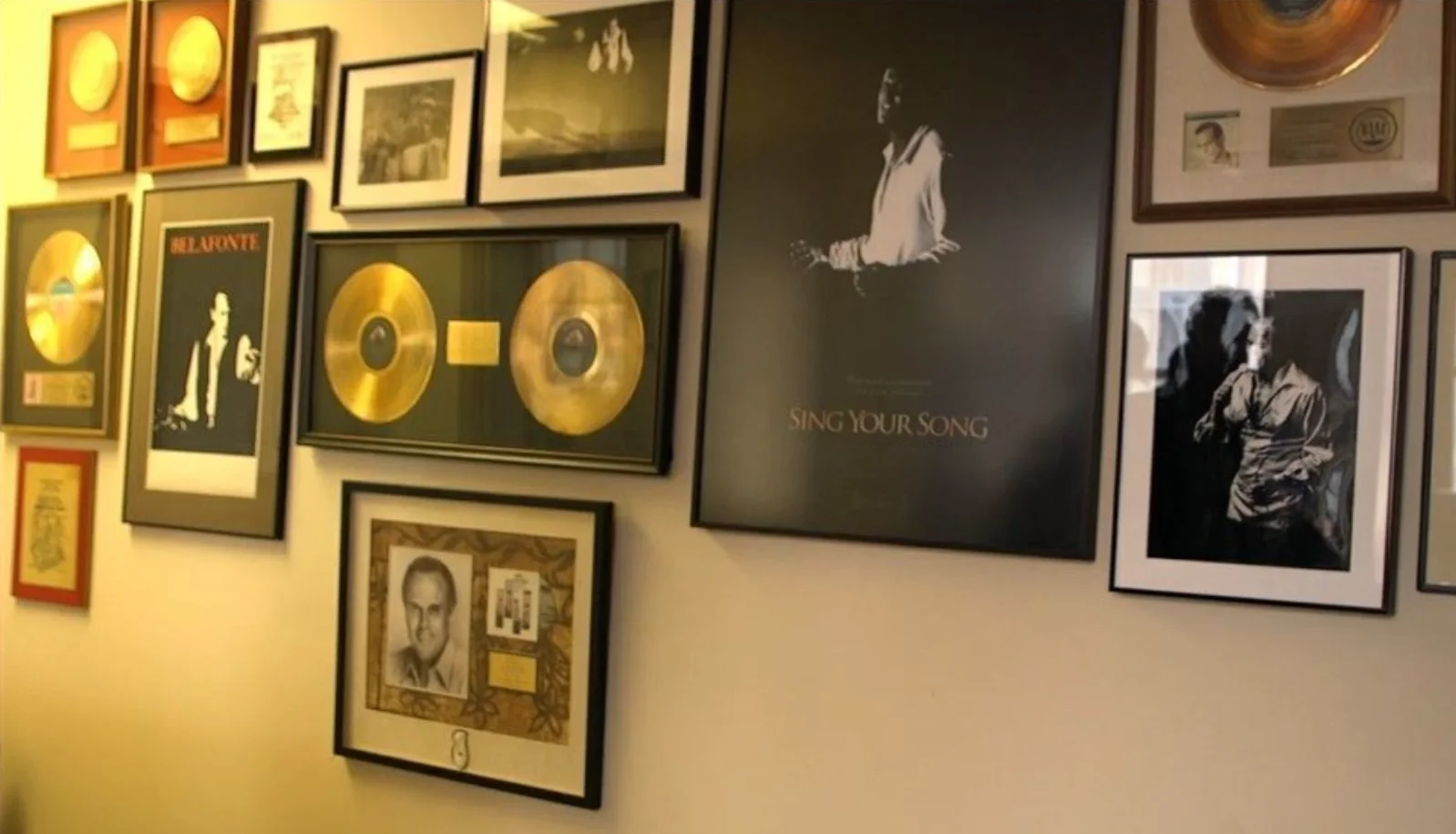 Office wall photo for auction